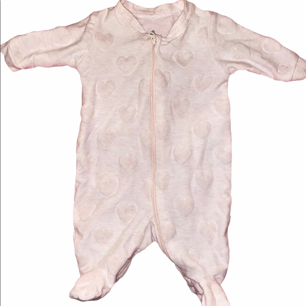 NWOT Sungabye Textured Footed Zippered Sleeper NB